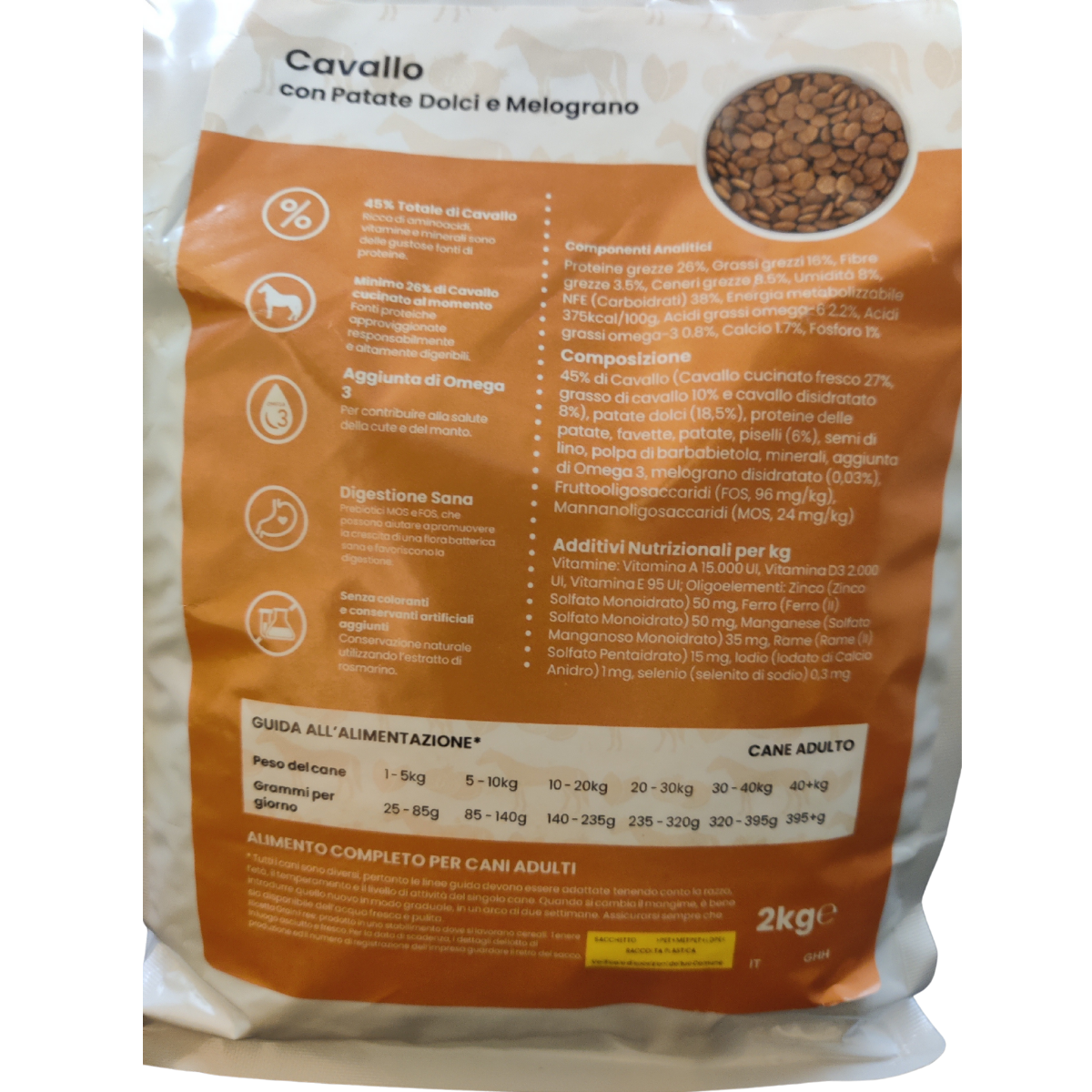 Cavallo con patate dolci e melograno - Elisyr Grain Free