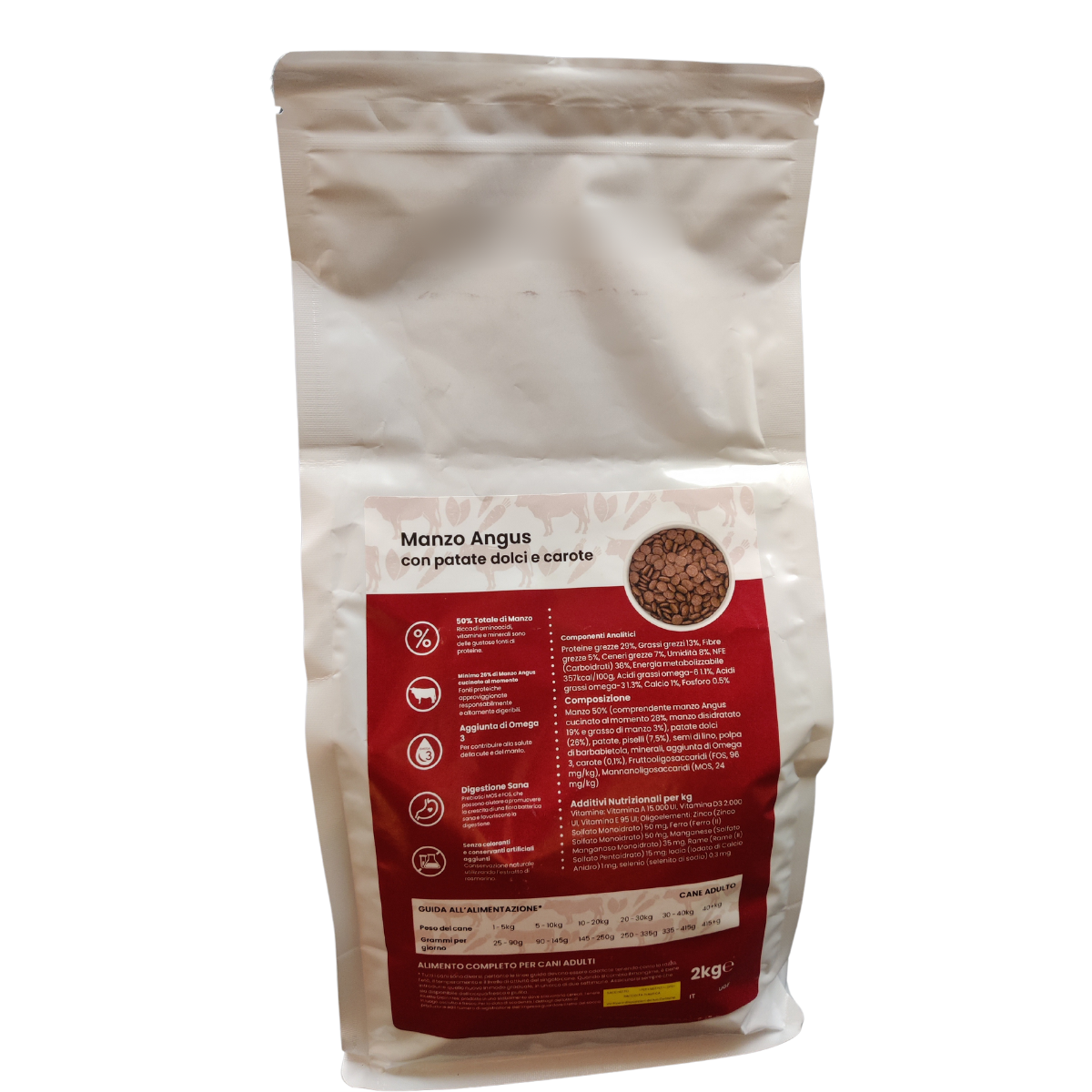 Manzo Angus con patate dolci e carote - Elisyr Grain Free