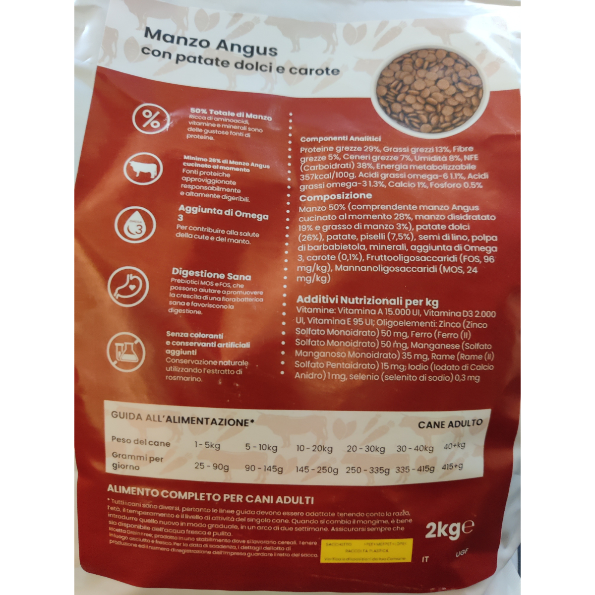Manzo Angus con patate dolci e carote - Elisyr Grain Free