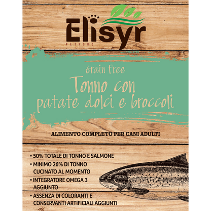 Tonno con patate dolci e broccoli - Elisyr Grain Free