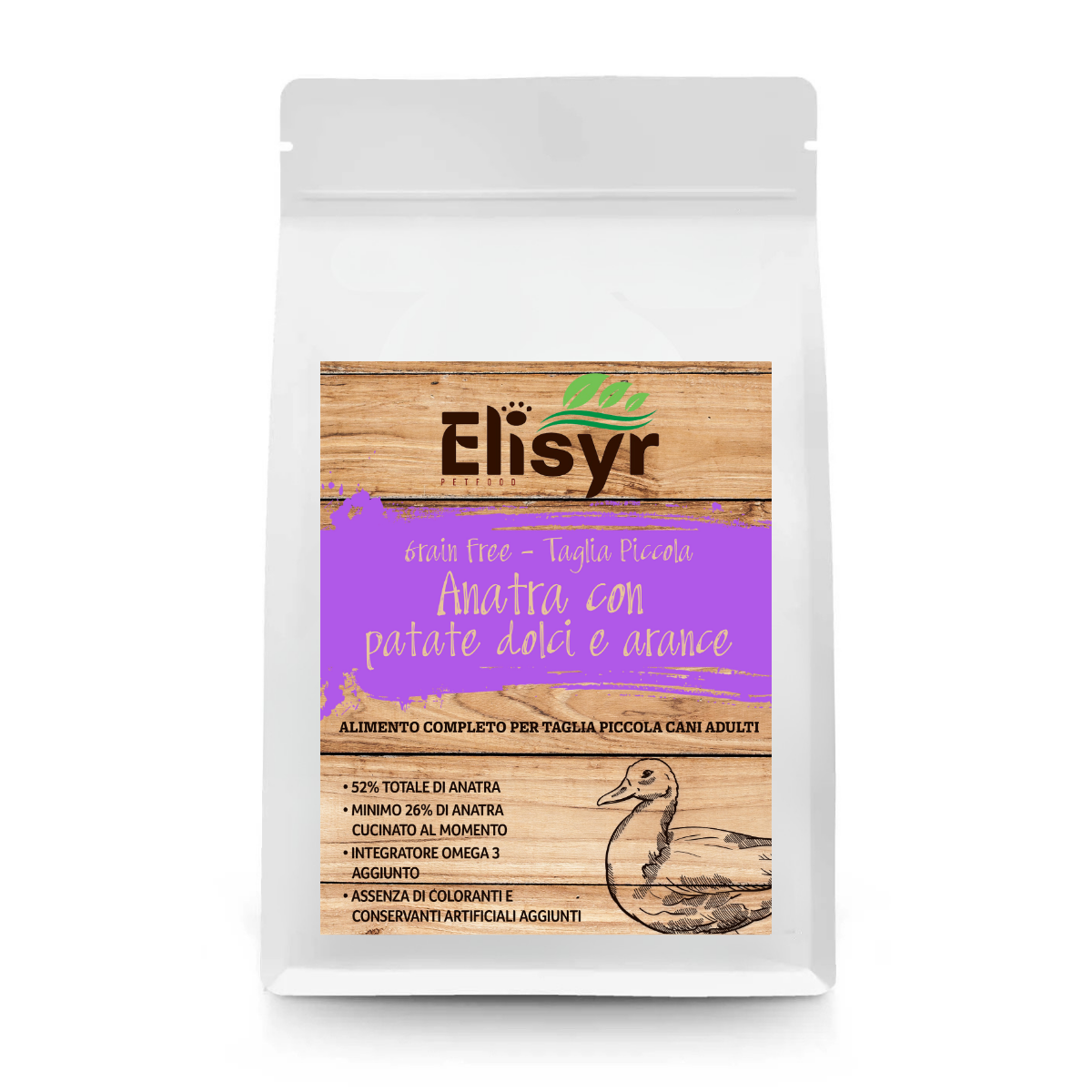 Anatra con patate dolci e arance - Piccola Taglia - Elisyr Grain Free