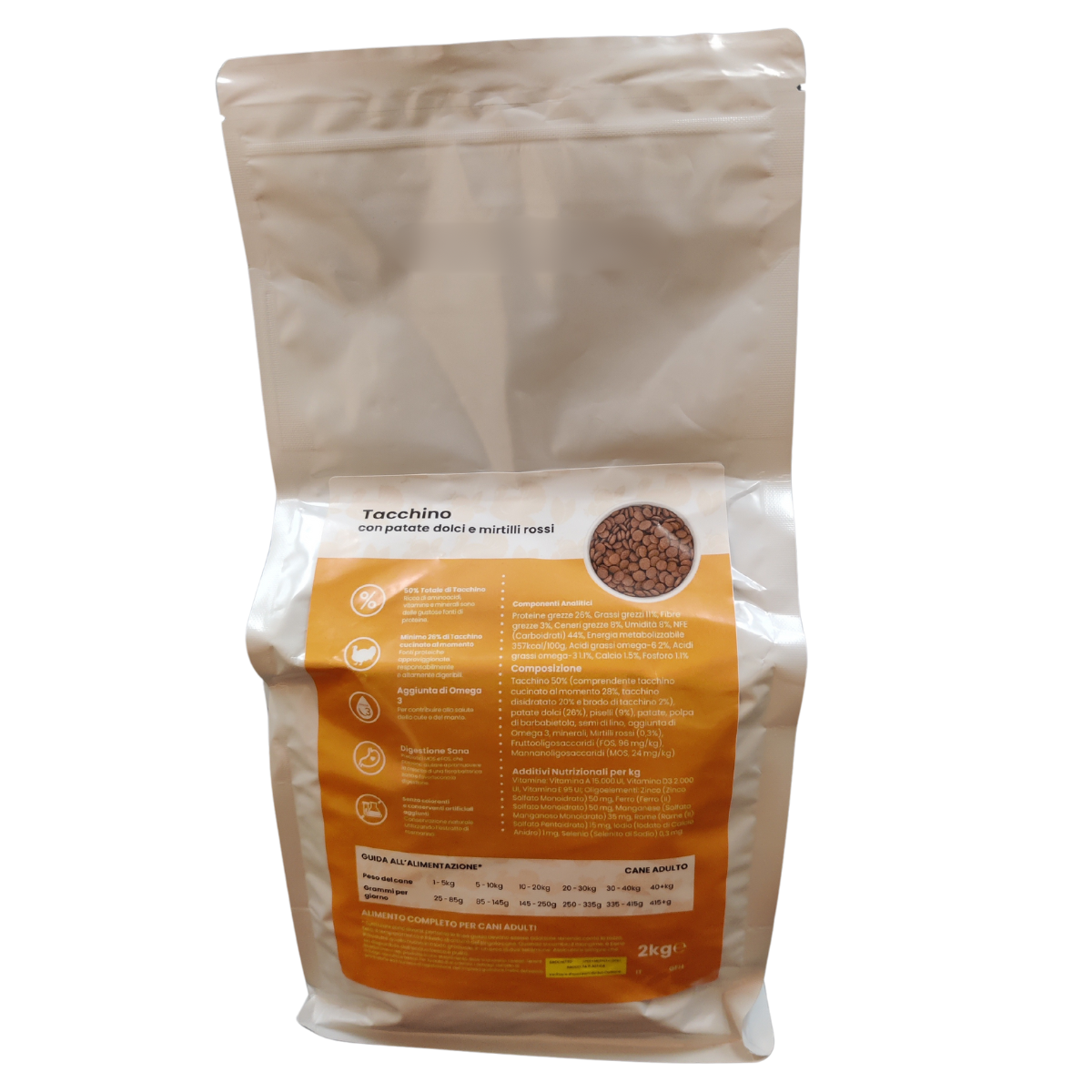 Tacchino con patate dolci e mirtilli rossi - Elisyr Grain Free