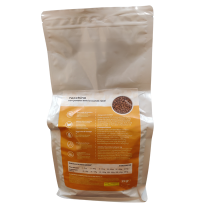 Tacchino con patate dolci e mirtilli rossi - Elisyr Grain Free