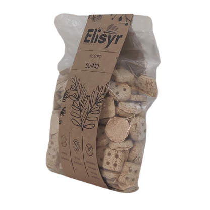 Biscotti Monoproteici Suino - 400g - Elisyr