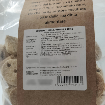 Biscotti Mela e Yogurt - 400g - Elisyr