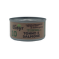 Elisyr - Alimento umido complementare per gatti adulti - Tonno e Salmone - 85 gr