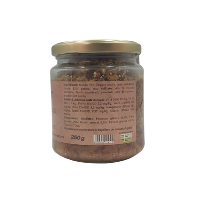 Manzo con Carote - Alimento completo per Cani Adulti - Elisyr La Casalinga