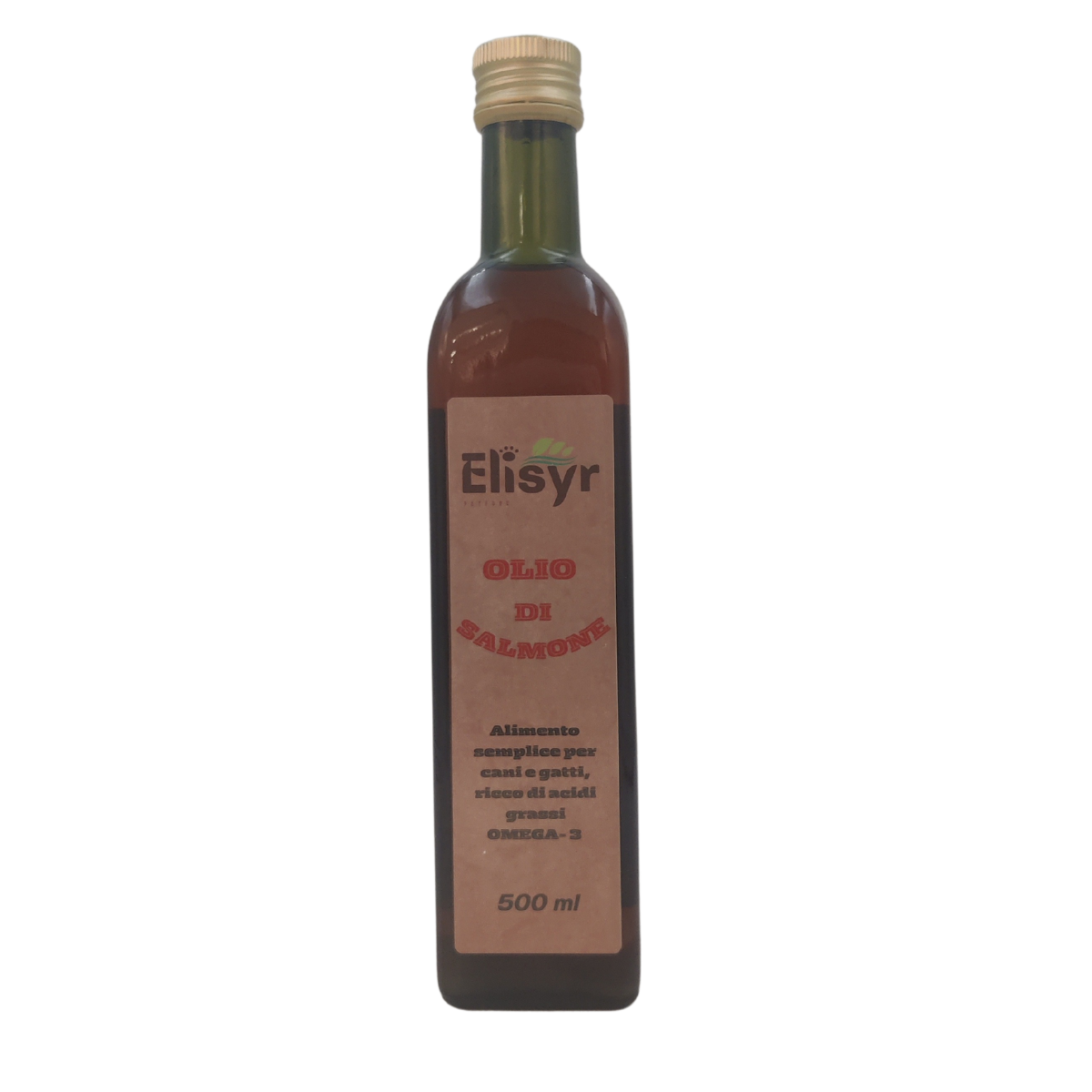 Olio di Salmone - Alimento semplice per cani e gatti - Elisyr