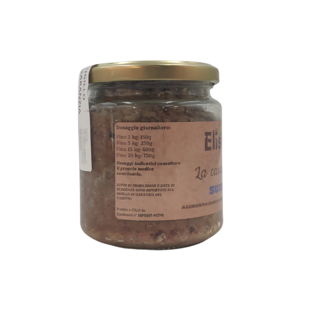 Suino - Alimento completo per Cani Adulti - Elisyr La Casalinga
